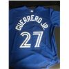 Image 1 : VLADIMIR GUERRERO JR SIGNED BLUE JAYS BLUE MAJESTIC JERSEY SIZE XL (JSA COA)