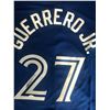 Image 2 : VLADIMIR GUERRERO JR SIGNED BLUE JAYS BLUE MAJESTIC JERSEY SIZE XL (JSA COA)