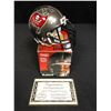 Image 1 : WARRICK DUNN SIGNED TAMPA BAY BUCCANEERS MINI-HELMET W/COA