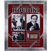 Image 1 : Harry Houdini Signed & Framed 2.5x4 Society Of American Magicians Id Card (Beckett COA)