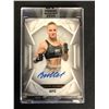 Image 1 : UFC STRIKING SIGNATURES 2020 VALENTINA SHEVCHENKO (TOPPS CERTIFIED AUTOGRAPH ISSUE)