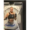 Image 2 : UFC STRIKING SIGNATURES 2020 VALENTINA SHEVCHENKO (TOPPS CERTIFIED AUTOGRAPH ISSUE)