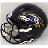 Image 4 : Patrick Queen Autographed Baltimore Ravens Full Size Speed Replica Helmet (Beckett Witnessed)