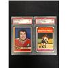 Image 1 : 1974 O-PEE-CHEE GRADED HOCKEY CARD LOT