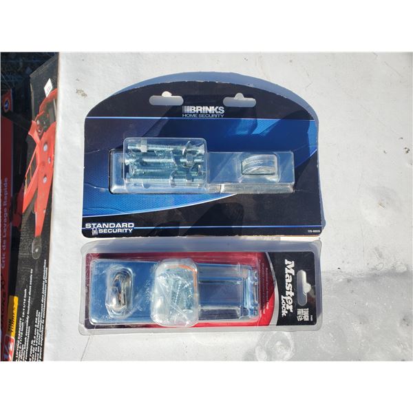 2 new hatch locks (1 brinks, 1 master lock)