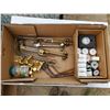 Image 1 : lot of assorted welding items -torches, gauges, jar of tips