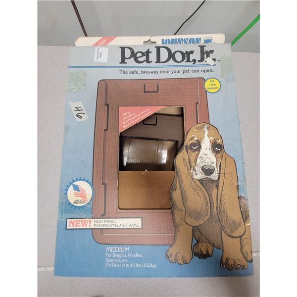 New pet door