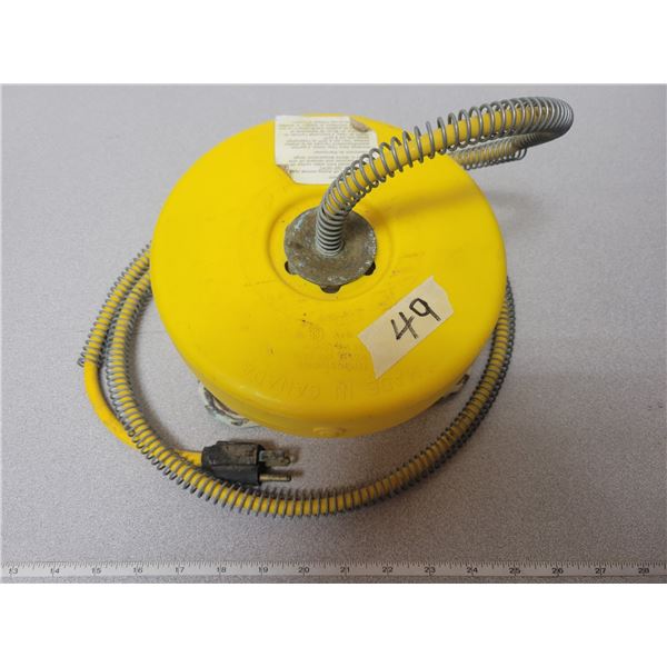 Electric trough heater