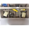 Image 2 : Old tool box comes with hose clamps, gas caps etc.