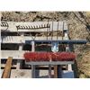 Image 2 : 5 tine pitchfork, broom, squeegee, rake