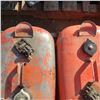Image 3 : 2 boat fuel gas tank 2 red metal gas tanks
