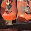 Image 3 : 2 boat fuel gas tank 2 red metal gas tanks