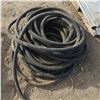 Image 1 : large coil of high pressure water hose w/ chicago couplers
