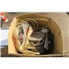 Image 1 : Box of Misc. Items Including Autobody Filler