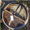 Image 3 : Round fire pit , metal with cover