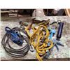 Image 1 : caulking guns, grease gun, tow rope, hose, etc