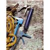 Image 4 : caulking guns, grease gun, tow rope, hose, etc