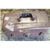 Image 1 : vintage tackle box / Brown tool box and tools