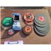 Image 1 : lot of concrete & metal cut off blades & wire brushes