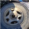 Image 3 : 5 tires with  rims - 5 bolt, 245-75-R16 tires used