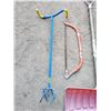 Image 2 : weed digger, snow shovel, buck saw