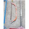 Image 3 : weed digger, snow shovel, buck saw