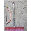 Image 4 : weed digger, snow shovel, buck saw