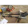 Image 1 : Lot of Shovels and Electric Weed Whip