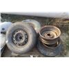 Image 1 : Pallet of Tires and Rims Including 245/70R16