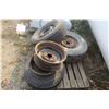 Image 6 : Pallet of Tires and Rims Including 245/70R16