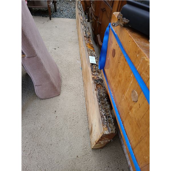 1/4 cut beam please note varnish has bubbled.