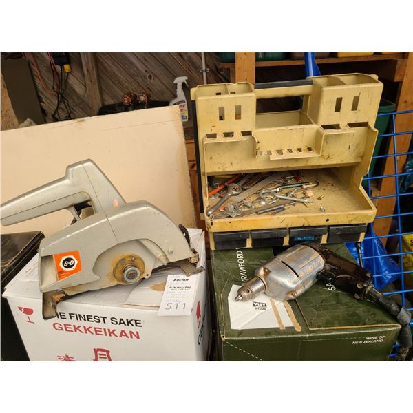 B&D Circular, Tool caddy and Drill Cat B