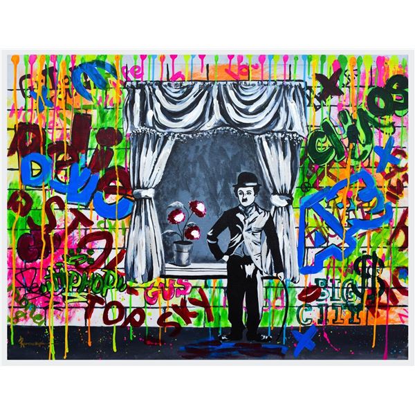 Nastya Rovenskaya- Mixed Media "Comedy Time"