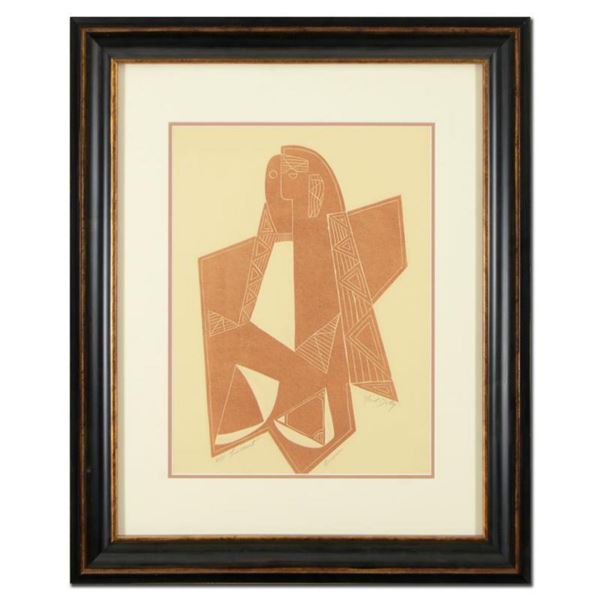 Neal Doty (1941-2016), Framed Unique Variation Mixed Media Linocut from an AP Edition, Hand Signed w
