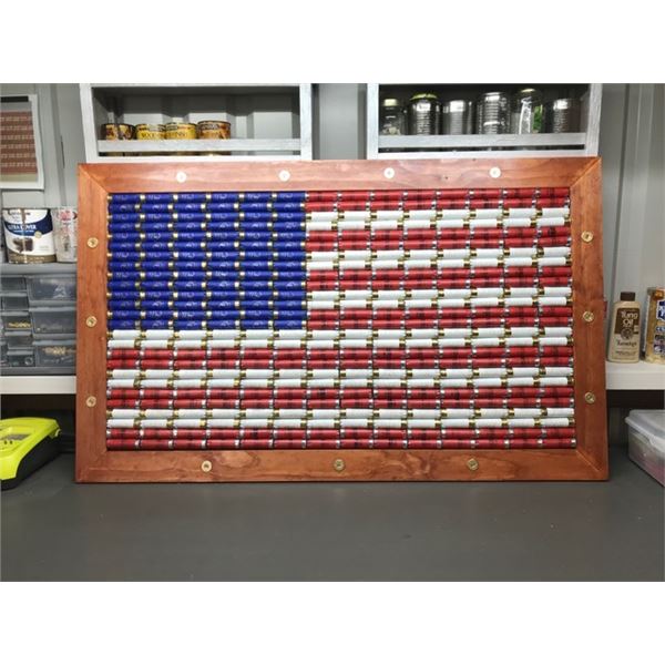 Shotgun Shell U.S. Flag - IN PERSON BIDDING ONLY