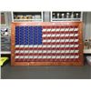 Image 1 : Shotgun Shell U.S. Flag - IN PERSON BIDDING ONLY