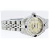 Image 5 : Rolex Ladies Stainless Steel Yellow Diamond & Sapphire Datejust Wristwatch