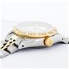 Image 8 : Rolex Ladies 26 Yellow Gold And Stainless Steel MOP Sapphire Lugs Oyster Perpetu