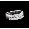 Image 1 : 0.88 ctw Diamond Ring - 14KT White Gold