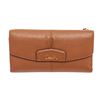 Image 1 : Coach Brown Leather Ashley Checkbook Wallet