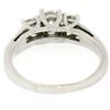 Image 8 : Classic 14k White Gold 0.45 ctw Three Stone F VS2 Round Diamond Engagement Ring