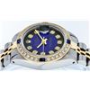 Image 5 : Rolex Ladies 2 Tone Blue Vignette Diamond & Sapphire Datejust Wristwatch