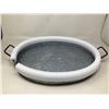 Image 1 : Large Metal Pan With Dual Handles