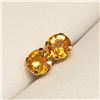 Image 3 : 10K Yellow Gold Fancy Sapphire(1.2ct) Earrings  (~weight 0.45g), Made in Canada, Suggested Retail Va