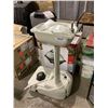Image 1 : Portable Wash Station w/ Towel Rack and Soap Dispenser