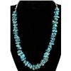 Image 1 : Navajo Sterling Turquoise Nugget Necklace