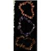 Image 5 : 8 Precious Gemstone Bracelets & 2 Necklaces