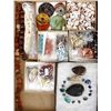 Image 1 : Collection of Beads, Cabochons, Shells, Supplies