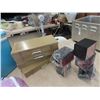 Image 2 : (WE) Coleman Cooler, Ice Packs, Small Speakers, 4 Metal Containers