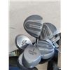 Image 2 : (LW) 9 Ladies Left Handed Golf CLubs, 6 Mens Right Handled Golf Clubs w Bag & Cart